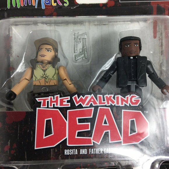 The Walking Dead Minimates Series 8 & 4 Gregory Rosita Alice Gabriel Zombie New - Picture 7 of 12